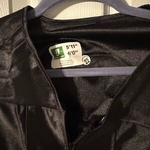 Glossy Black Formal Jacket with Satin Finish